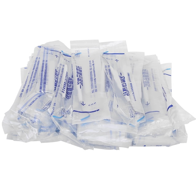 100 piezas de exploradores dentales desechables temporales de doble extremo, gancho de sonda, herramienta dental