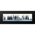thumbnail image 2 of Popp, Grace 14x7 Black Modern Framed Museum Art Print Titled - Sapphire Grove II, 2 of 5