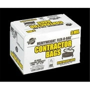 Warp Brothers Contractor Bags 20 Count- Black 42 Gallon - HBP42-20-HBP7-20