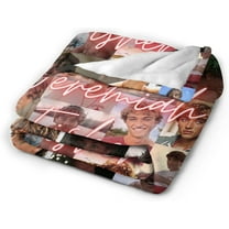 Jeremiah Fisher Blanket The Summer i Turned Pretty Throw Blanket Flannel Super Soft for All Seasons Blankets Plush bedsheet Blanket for Bedroom Bed Living Room Sofa Couch 80"x60"