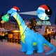 thumbnail image 4 of Inflable COMIN Dinosaurio Navideño de 3 m para Decoración de Jardín, 4 of 7