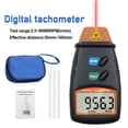 thumbnail image 2 of Handheld Digital 2.5-99999RPM Non- Rotation Speed Meter with Cloth Bag for Motors Fans Automobiles, 2 of 7