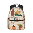 thumbnail image 2 of Goofa Autumn In The Forest Print Casual Backpack for Women Men,Waterproof High School Bookbag,Lightweight Travel Daypack,Classic College Backpack,Laptob Backpack, 2 of 6