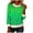 Green, variant on Christmas Sweaters for Women Fur Collared Fashion Colorful Wave Point Pullover Casual Soft Comfy Long Sleeve Party Holiday Tops