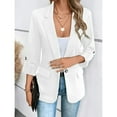 thumbnail image 4 of kaondbfi Elegant Blazers for Women Fashion, Casual Business Casual Formal Long Sleeved Jacket Light Spring Summer Cardigan, 4 of 5