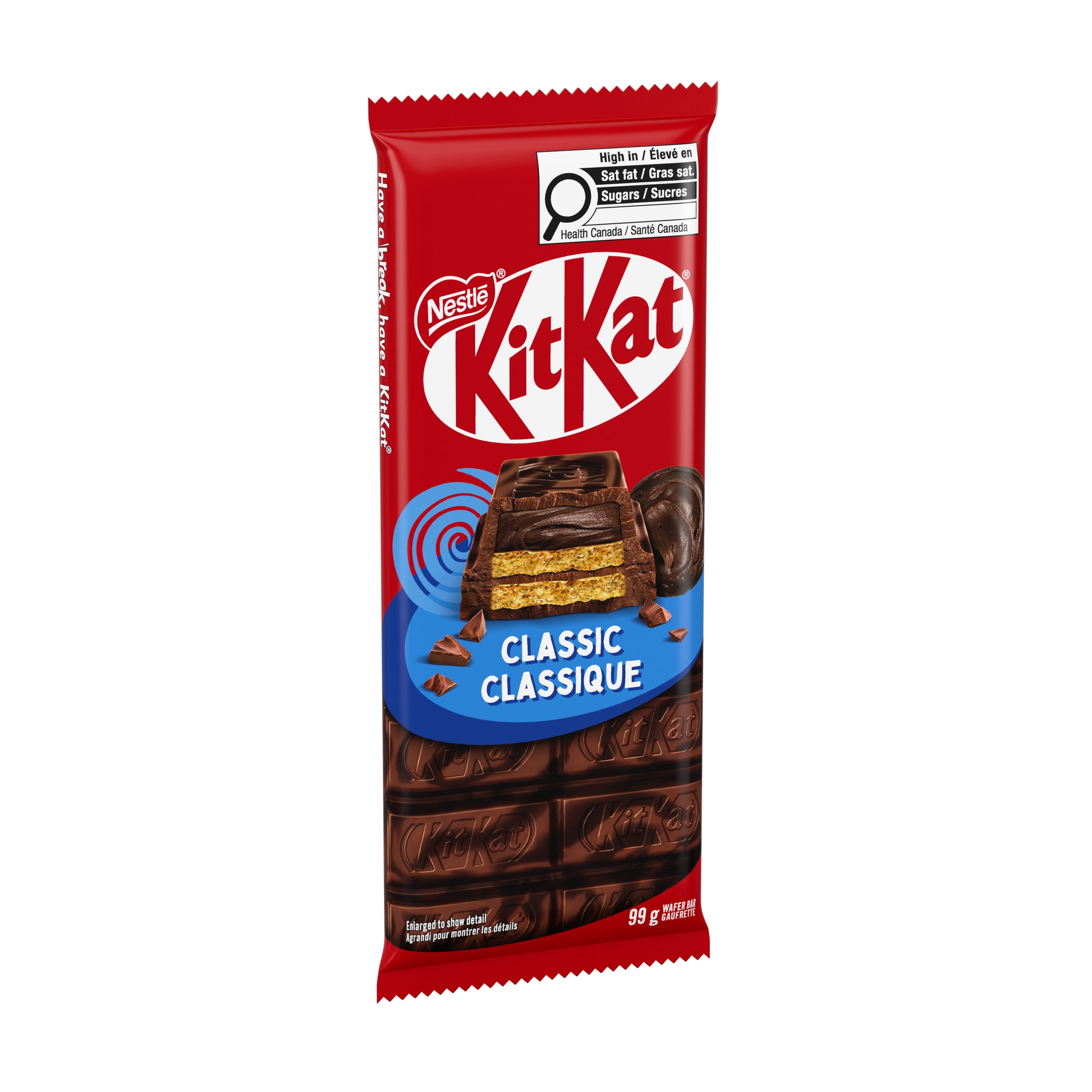 Kitkat Classic Tablet, KITKAT Wafers, Chocolatey Filling & Marbled