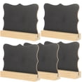 thumbnail image 2 of Miangastore 5pcs Wooden Double-side Chalkboard Desktop Mini Blackboard Small Memo Boards, 2 of 8