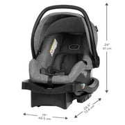 Evenflo Omni Plus Travel System with LiteMax Infant Car Seat, Mylar Gray