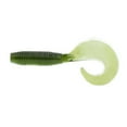 thumbnail image 2 of Zoom Fat Albert Curly Tail Grub Root Beer Soft Plastic Jig Trailer, 2 of 8