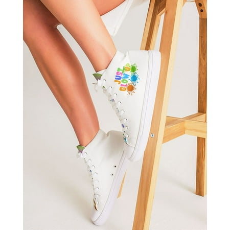 

Glow up Gear Paint Women s Hightop Canvas Shoe