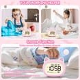 thumbnail image 5 of Cute Alarm Clock OK to Wake Clock, Toddler Sleep Training Clock with Night Light,5 Alarms,Snooze,Date and Temperature Cute Clock for Girls and Boys, 5 of 7