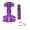 Purple, variant on Scuba Tech Diving Low Volume Aluminum Backplate + Single Tank Adapter, Blue
