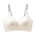 thumbnail image 1 of Fiudx Sujetador Sin Costuras, Sujetador de Encaje Elástico con Espalda de Flores, Ropa Interior Push-Up Antideslizante, Ideal para Yoga Diario, Ideal para Mujeres, Se Recomienda Lavar a Mano con Agua, 1 of 3