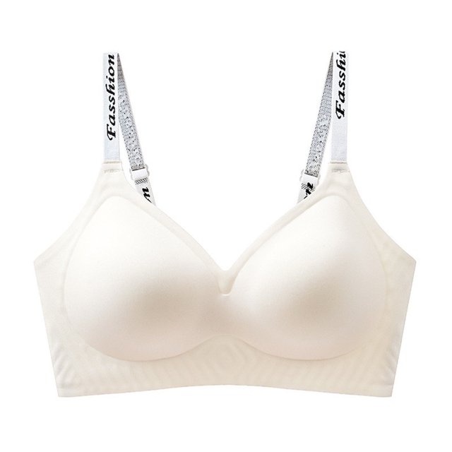 Fiudx Sujetador Sin Costuras, Sujetador de Encaje Elástico con Espalda de Flores, Ropa Interior Push-Up Antideslizante, Ideal para Yoga Diario, Ideal para Mujeres, Se Recomienda Lavar a Mano con Agua
