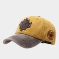 thumbnail image 2 of QASIEATN Baseball Caps for Men Canada Maple Cotton Trucket Hat Sports Outdoor Casual Hat Summer Spring Fashion Clothing Accessories, 2 of 8