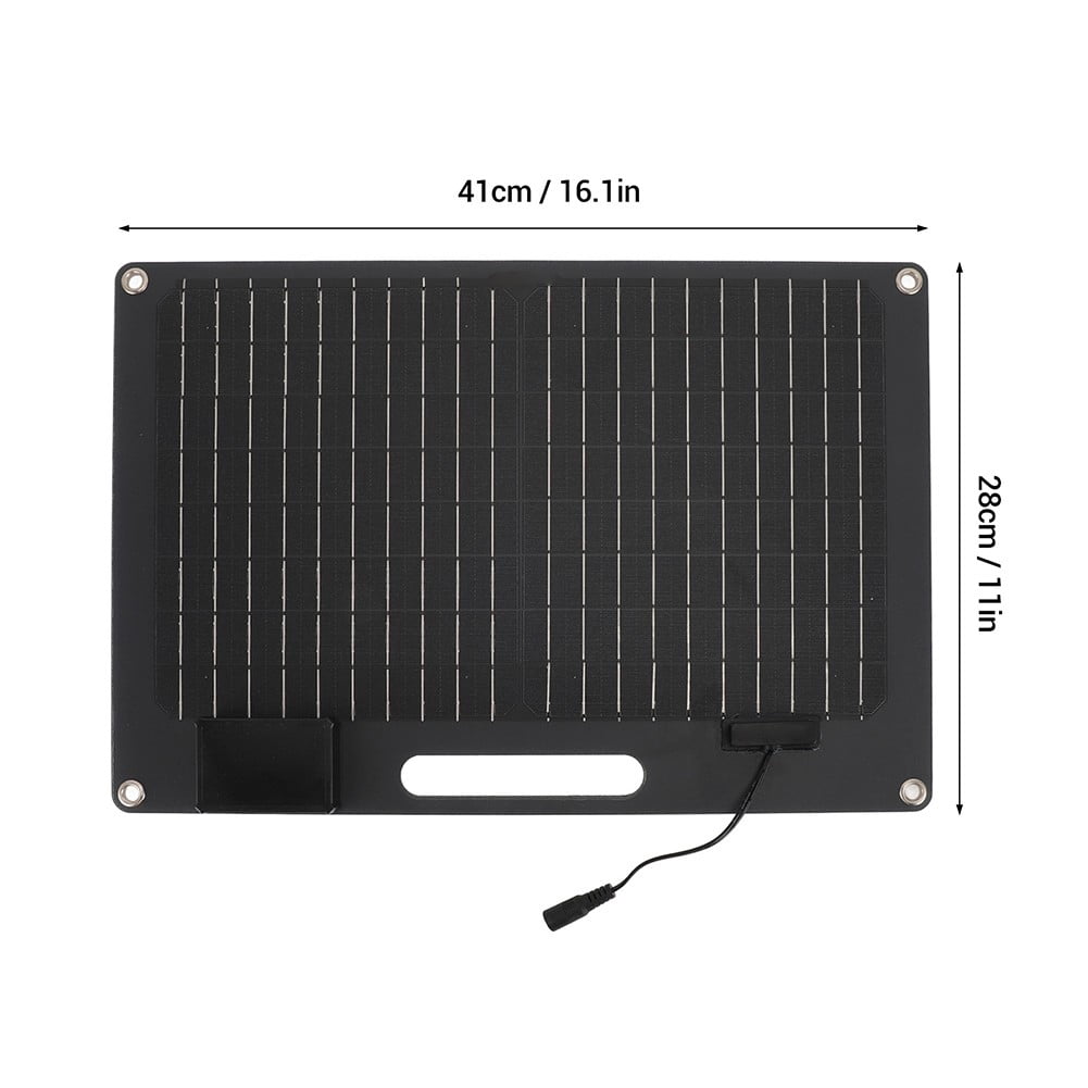 20V Solar Panel, Lightweight And Portable 80W Monocrystalline Solar Panel