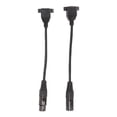 thumbnail image 4 of 3pin 2pcs xlr3 un cable RJ45 enchufe de 3pin y reproducir cable de rojo xlr femenino para el estudio derabació de tiras led, 4 of 7