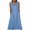 Blue, variant on HomeGardon Summer Dresses Dresses for Women Summer Casual Dress Gradual Sleeveless Neck V-Neck Long Dress,S-XXXL