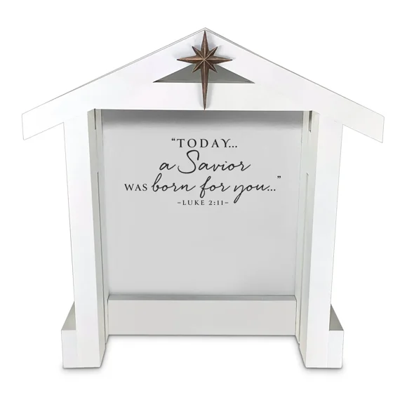 Nativity Savior Is Born Creche Only