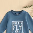 thumbnail image 4 of CAUYDY 0-3M 6-9M 12-18M Preemie Boy Coming Home Outfits Baby Clothing Newborn Long Sleeve Sleepers Infant Boys Romper Fall Winter Toddler Pajamas Blue for Sizes 3-6 Months, 4 of 5