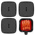 thumbnail image 1 of Reusable Silicone Air Fryer Liners 3 Pack, Easy Clean Air Fryer Accessories, Non Stick, AirFryer Accessory, 1 of 5