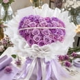 thumbnail image 6 of Linnome Heart Shaped Flower Arrangement Frame for Handmade Bouquet Wrapping Tool with Slots for Stems Floral Design Base 14.57 Inch, 6 of 6