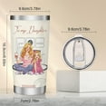 thumbnail image 5 of 20oz Leakproof Tumbler Mom's Birthday Gift from Daughter Travel Coffee Mug Perfect for Mum From Three Children, 5 of 6