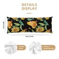 thumbnail image 2 of Bixox Sunflowers And Bird Print Body Pillow Cover with Zipper Closure, Cozy Fuzzy Fleece Body Pillow Case Cover 20 x 54 Inches,Long Body Pillow Pillowcase, 2 of 6