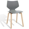 thumbnail image 6 of SAFAVIEH Couture Darnel Natural PP Solid Dining Side Chair, Grey/Natural (Set of 2), 6 of 14