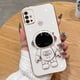 thumbnail image 3 of MOTO G30 G20 G10 G60 G40 Fusion E6S E20 E7 Power Plus Edge 20 Brillante A Prueba De Golpes Funda De Astronauta Soporte Bordes Rectos Carcasa Elegante, 3 of 3
