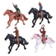 thumbnail image 3 of Figuras de ,Figuras de los West Cowboys Juguetes Montar a caballo,Figuras Figuras americanas Playset, miniatura Figura de acción Modelo de vaquero occidental,Figuras Hombres, 3 of 8
