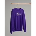 thumbnail image 3 of Good Think Take A Time Sweatshirt Women -Image by Shutterstock, Female 3X-Large, 3 of 4