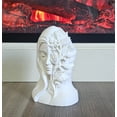 thumbnail image 5 of Lady of the Wood Sculpture, Floral Face Bust Figurine, Nature Home Decor Accent for Shelf or Desk, 5.5 Inch, 1ct, 5 of 8