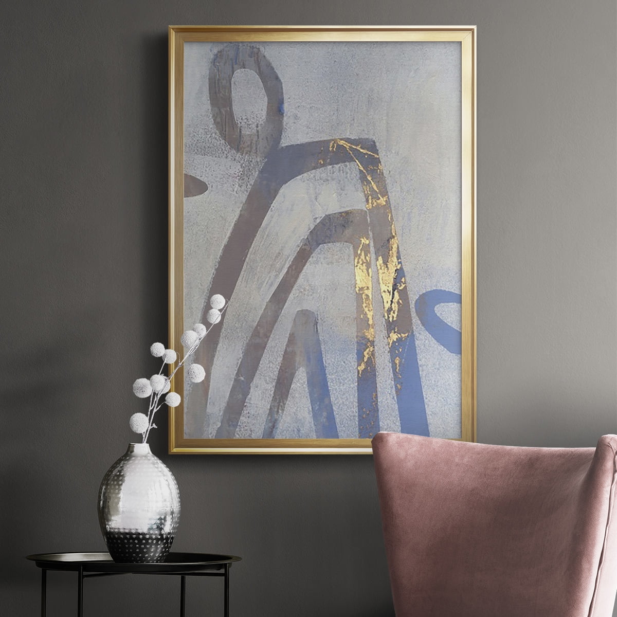 Linx II Premium Framed Print, in Gold, Black, or Silver - Ready to Hang
