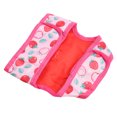 thumbnail image 4 of Pet Rabbit Dresses, Rabbit Harness Dress Cartoon Strawberry Pattern Polyester Nylon Fine Workmanship Pink  for Hamster S,M,L, 4 of 7
