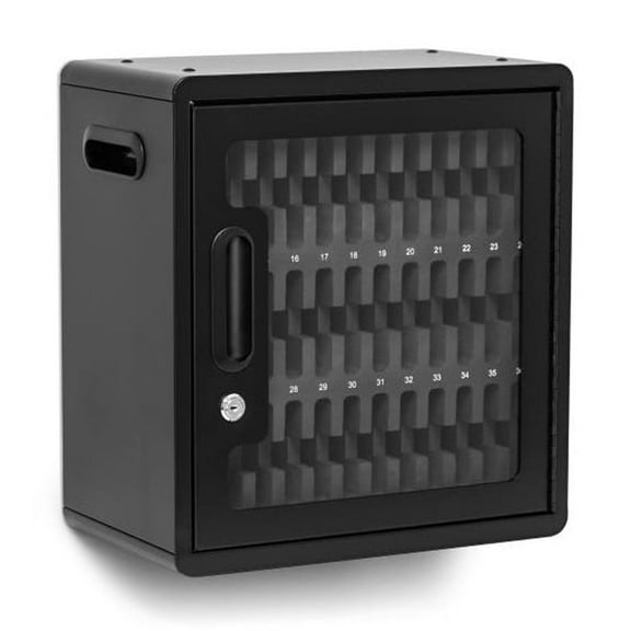 Luxor CHZZ002 Cell Phone Storage Cabinet Bundle with Wall Plate