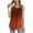 Orange, variant on Women's Tanks and Camis New Women Casual Tank Tops Pleated Crewneck Gradient Graphic Print Blouses Sleeveless Loose Casual Basic Shirt Womens Crop Tank Light Blue L