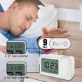 thumbnail image 6 of VOCOO Projection Alarm Clock with LCD Display, Ceiling & Wall, Temperature, 12/24h Time Format, White, 6 of 7
