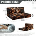 thumbnail image 7 of FORUDESIGNS Deer Camo Print RV Dinette Cushion Covers 2 Pcs Comfortable Camper Cushion Slipcover Stretchable Loveseat Sofa Chair Cover Furniture Protector for RV Camper Car Bench, 7 of 7