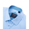 thumbnail image 4 of Alimens & Gentle Short Sleeve Cotton Spandex Dress Shirt Casual Button Down Shirts for Men, 4 of 8