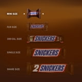 SNICKERS, Minis Milk Chocolate Candy Bars, 18 oz 57 Ct, Family Size ...