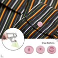 thumbnail image 3 of Cuadros Decorativos Botones de presión de plástico T5 para ropa de bebé accesorios Ehuebsd hechos a mano pinzas 12mm 50 Uds., 3 of 3