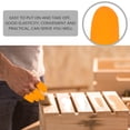 thumbnail image 3 of unbranded  100 Pcs Finger Sleeves Support Fingertip Bandages Waterproof Fingerless Fitness Orange, 3 of 8