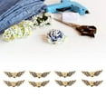 thumbnail image 4 of Cuentas Espaciadoras De Alas De ángel, Mano De Obra Fina, 50 Piezas, Cuentas De Metal De Amplia Aplicabilidad, Hermoso Tamaño Uniforme Para Colgantes De Joyería, 4 of 7
