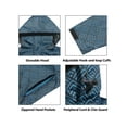 thumbnail image 5 of Little Donkey Andy Men's Waterproof Rain Jacket Outdoor Lightweight Rain Shell Coat for Hiking,Golf,Travel Dark Blue/Blue Size S, 5 of 7