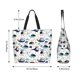 thumbnail image 5 of Balery Cartoon Helicopters Bolsa Tote Estilo Estético con Cremalleras, Bolsa de Hombro, Bolsa de Compras Grande y Plegable, 5 of 8
