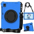 thumbnail image 2 of Dteck Kids Case for Samsung Galaxy Tab A7 10.4 inch T500 T505 T507,Shockproof EVA Case 360° Rotating Stand Hand Grip Kids Friendly Cover with Shoulder Strap for Galaxy Tab A7 10.4" 2020,Blue, 2 of 8