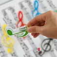 thumbnail image 3 of YAOMOBB Pince à Notes en Forme de Balance Musicale Pince à Notes en Forme de Balance Musicale Réutilisable Creux Portable Pince Mémo Index Marque-Page Livre Bureau École Papeterie, 3 of 7