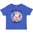 thumbnail image 3 of Inktastic Baby Flamingo My Grandma Loves Me with Flower Wreath Boys or Girls Toddler T-Shirt, 3 of 5