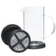 thumbnail image 5 of Cafetera Moka de 1L, cafetera Moka, cafetera para café con leche, tetera, accesorios clásicos para café, tapa negra, 5 of 7